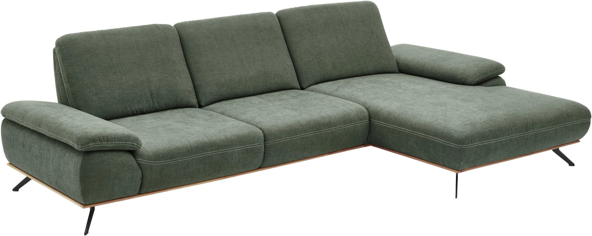 Ecksofa DIE PLANBAR Cyber Moos mit Ottomane
