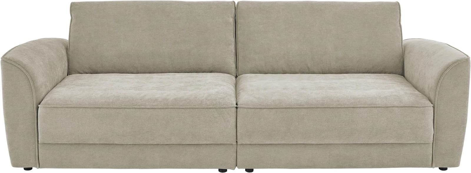 Big-Sofa DIE PLANBAR XXL Beige Chenille Softsitz