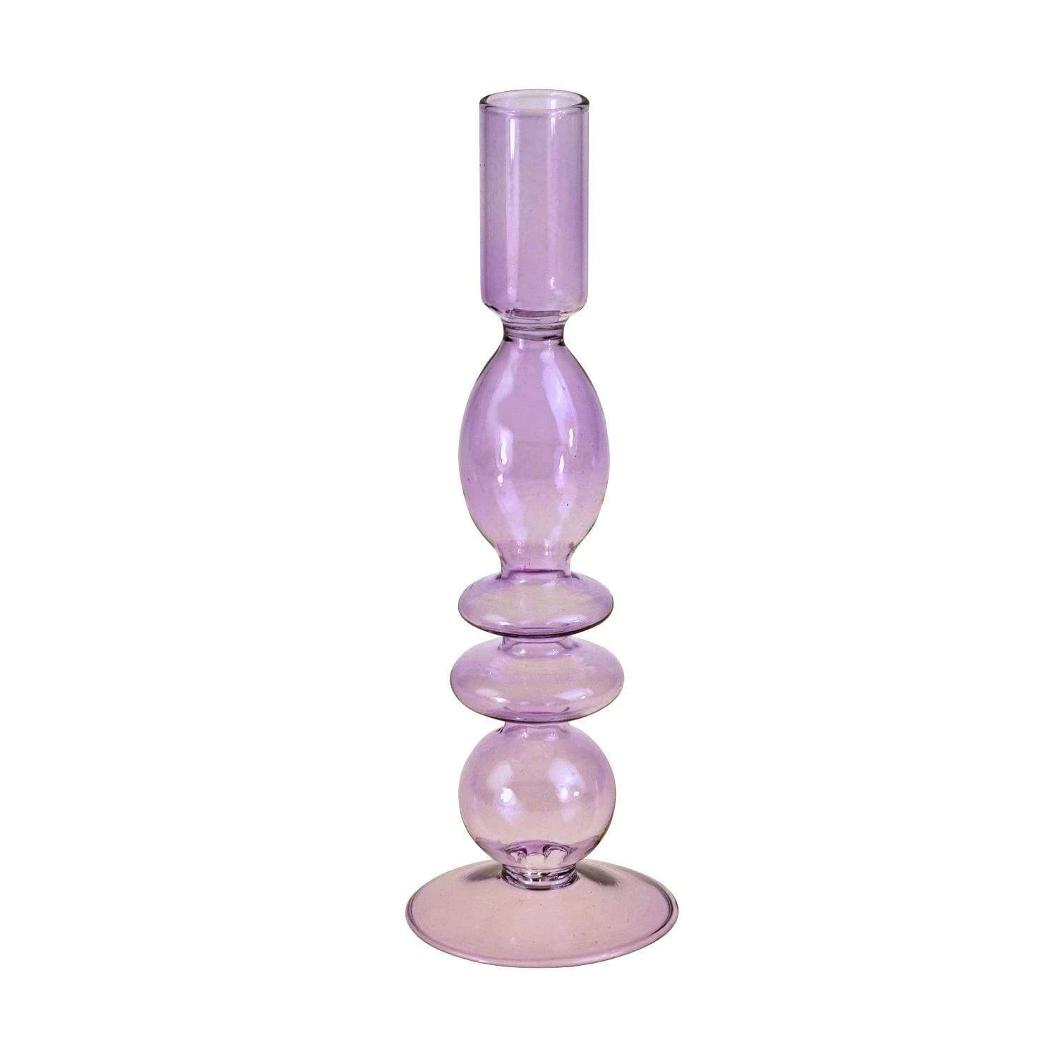 Kerzenhalter LEA Lila Glas