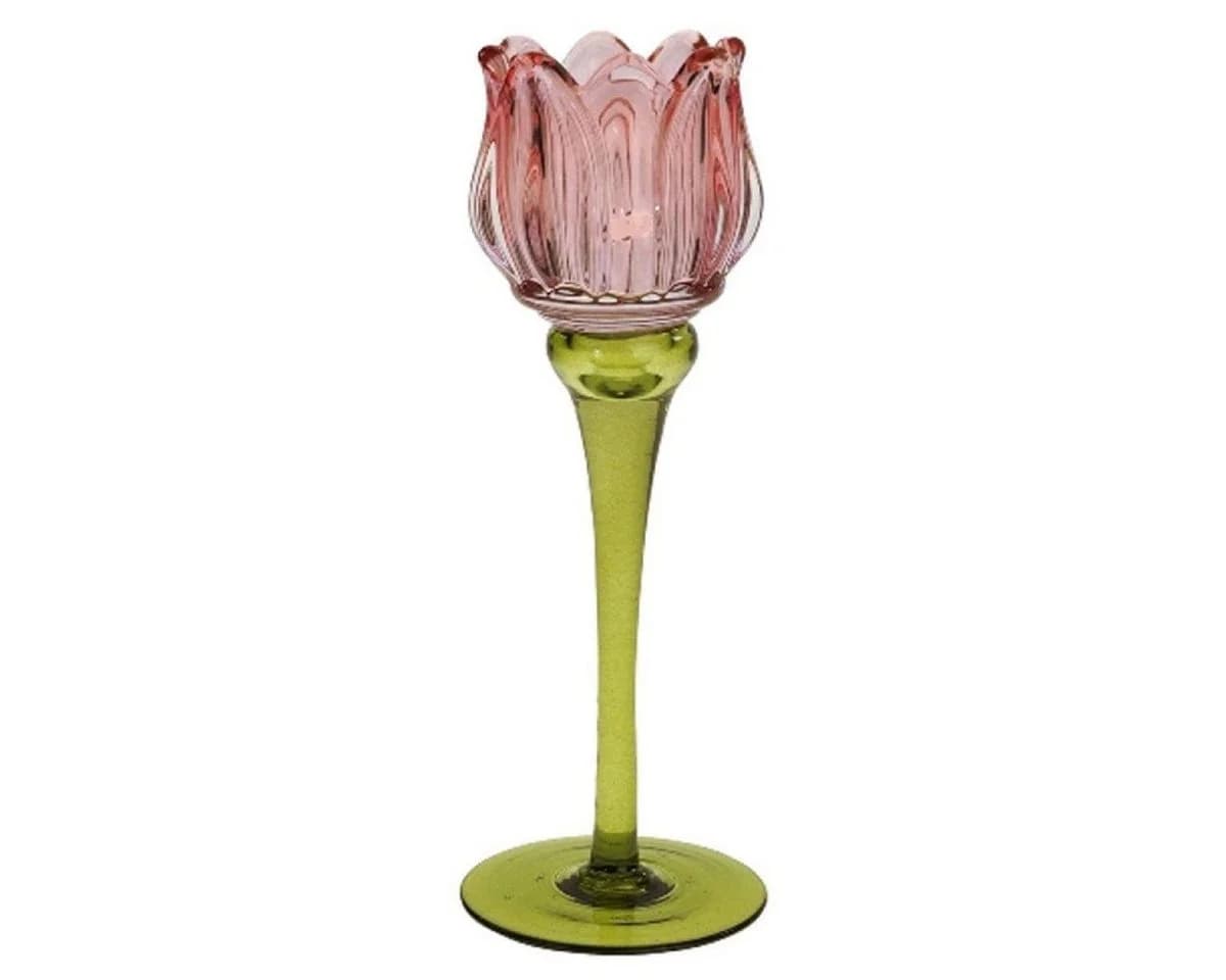 Werner Voß Kerzenhalter Tulpe Pink 21,5cm