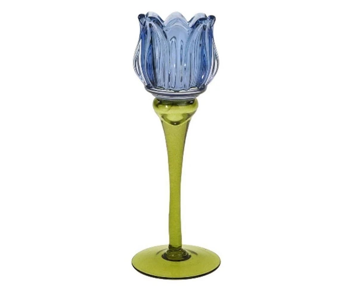 Werner Voß Kerzenhalter Tulpe Blau 21,5cm - Bild 2