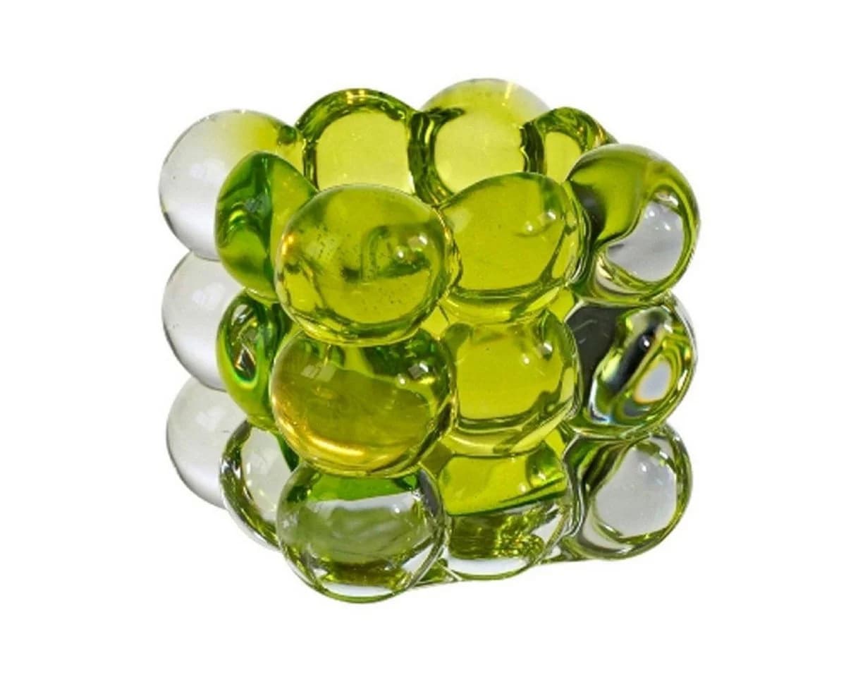 Werner Voß Kerzenhalter Bubble Grün Glas