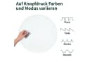 VERDOBA LED Kugelleuchte Innen & Außen mit Akku - Weiß Bild 5