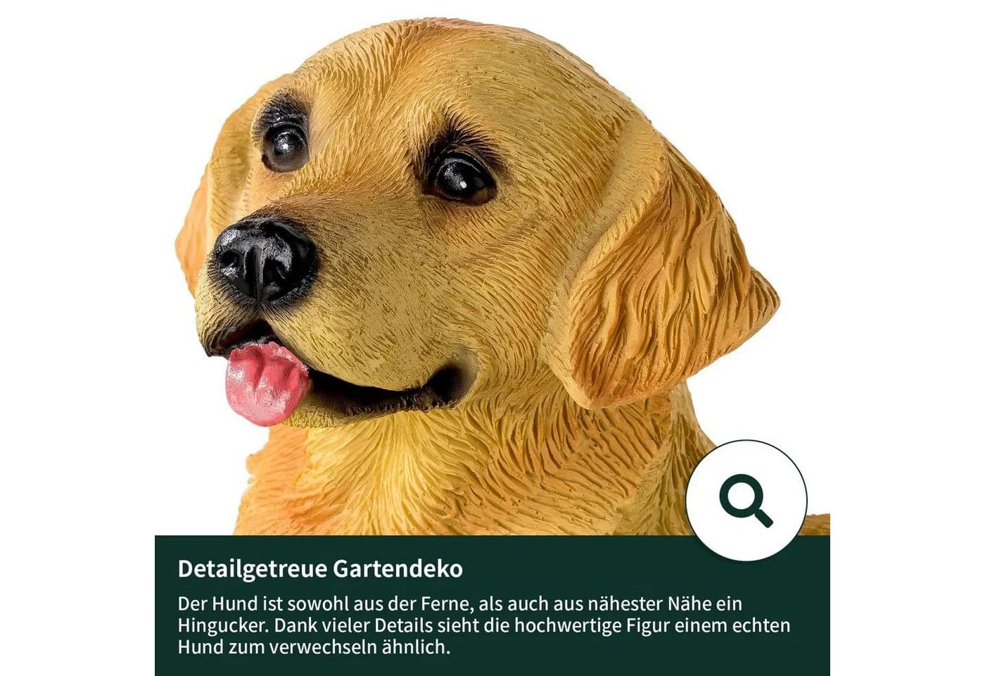VERDOBA Gartenfiguren Set Naturgetreu Kunstharz - Bild 3