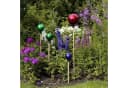 VERDOBA Rosenkugel Gartenkugel Glas Rot Dekokugel für Außen Bild 1
