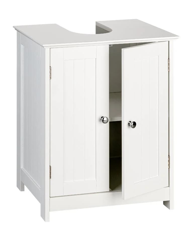 shelfmade Badunterschrank Marbella Weiß Landhausstil - Bild 2