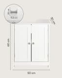 shelfmade Badunterschrank Marbella Weiß Landhausstil Bild 3