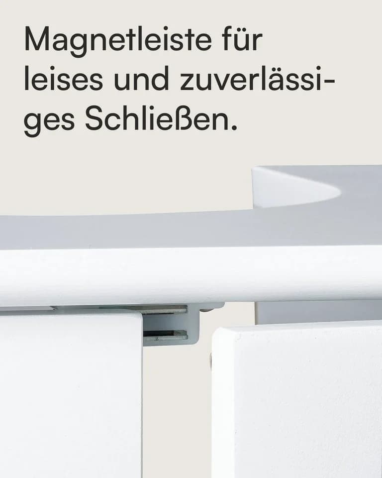 shelfmade Badunterschrank Marbella Weiß Landhausstil - Bild 5