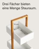 shelfmade Badregal Schmales Standregal mit 3 Ablagefächern Bild 4