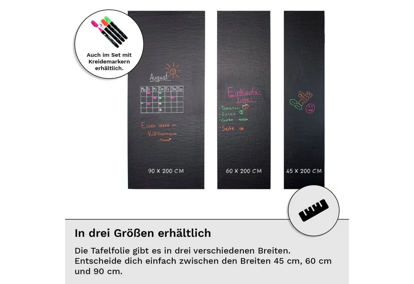 shelfmade Tafelfolie Selbstklebend Kreidetafel Folie - Bild 5