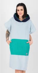 DEPROC Active Badeponcho PONCHINO HALIFAX WOMEN Iceblue Bild 2