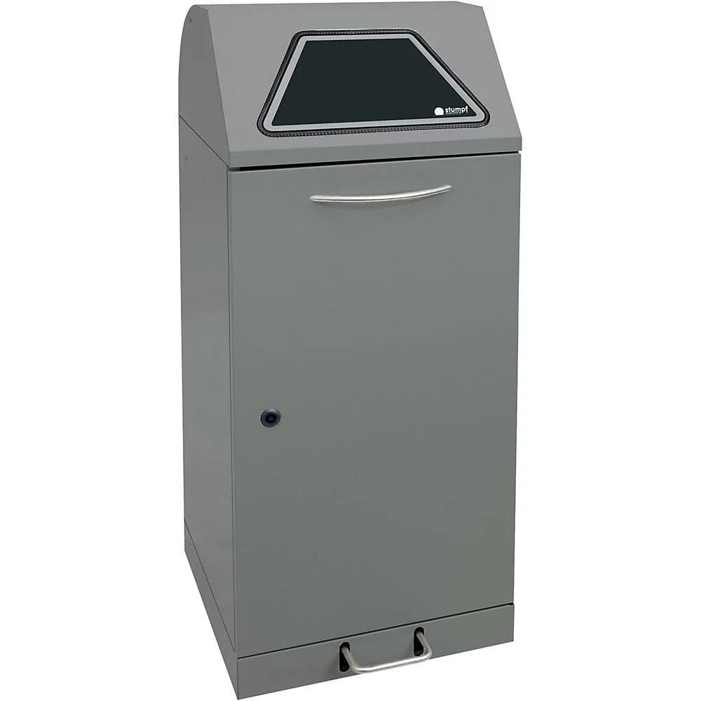 Stumpf Sortsystem Modul-Vario 120 graualu-struktur Innenbehälter 120 Liter Trethebel