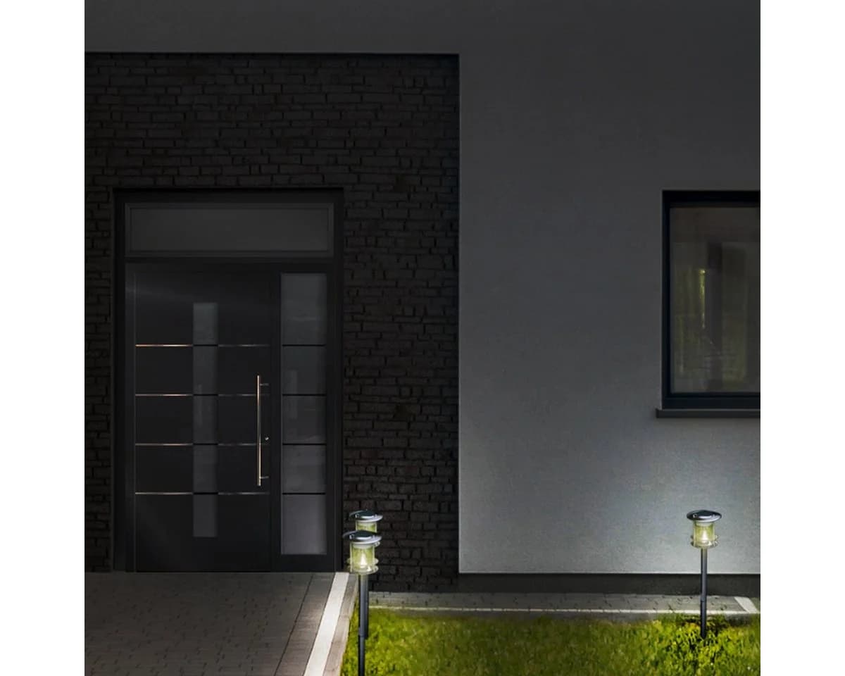 colourliving Solar Gartenleuchte Edelstahl 6 LED kaltweiss - Bild 5