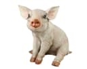 colourliving Dekofigur Schwein Trixi Rosa Polyresin Garten Bild 2