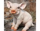 colourliving Dekofigur Schwein Trixi Rosa Polyresin Garten Bild 3