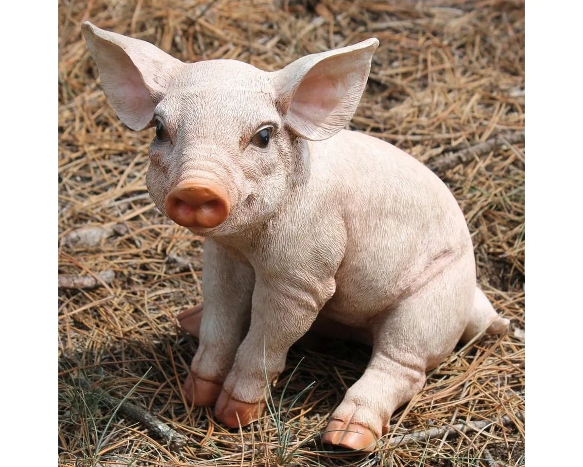 colourliving Dekofigur Schwein Trixi Rosa Polyresin Garten - Bild 4