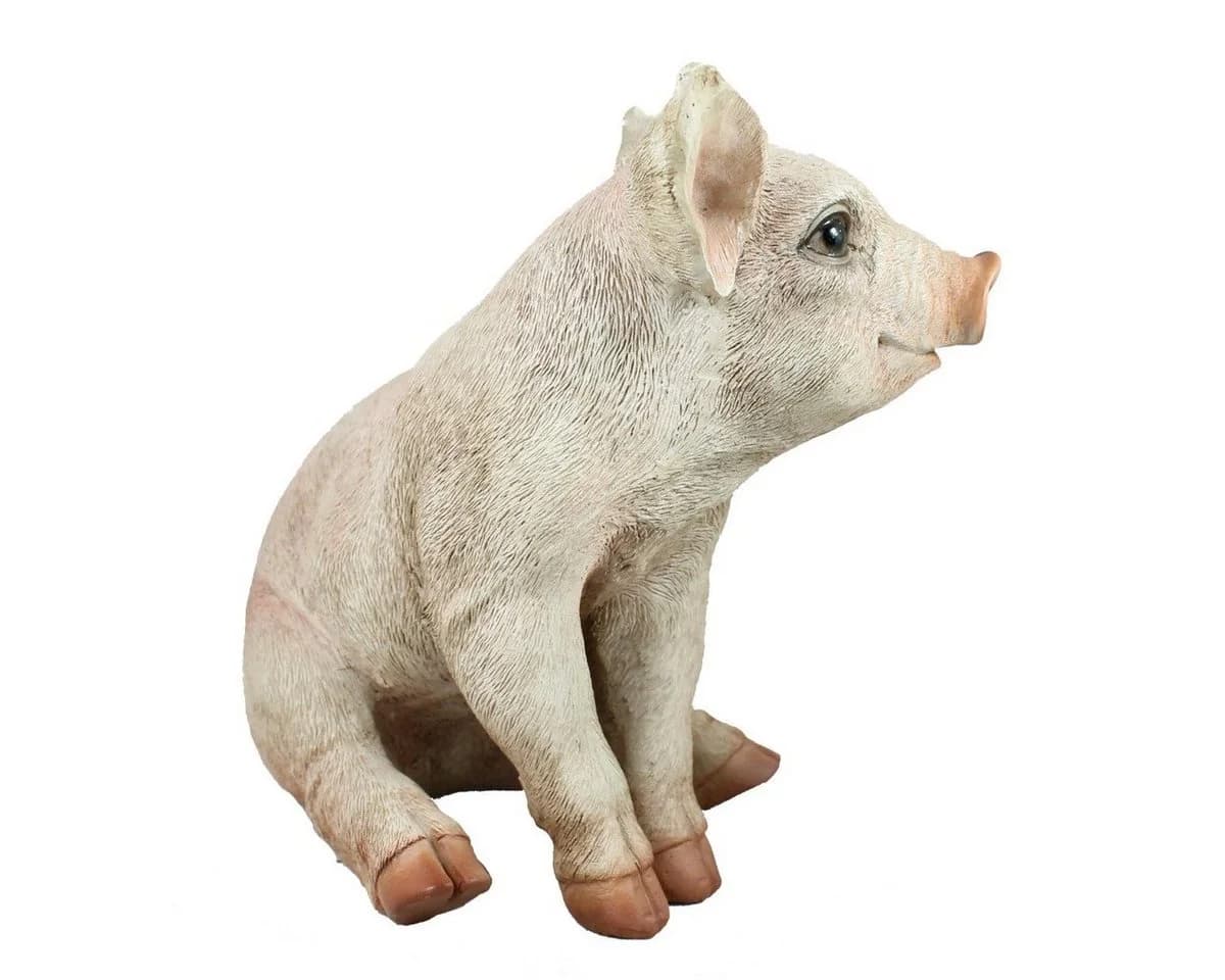 colourliving Dekofigur Schwein Trixi Rosa Polyresin Garten - Bild 5