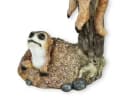 colourliving Dekofigur Erdmännchen chillend Gartenfigur handbemalt Polyresin Bild 5