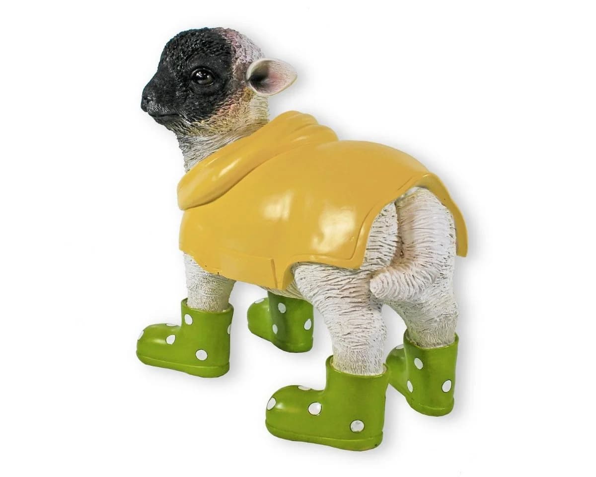 colourliving Gartenfigur Schaf mit Gummistiefeln bunt Polyresin - Bild 3