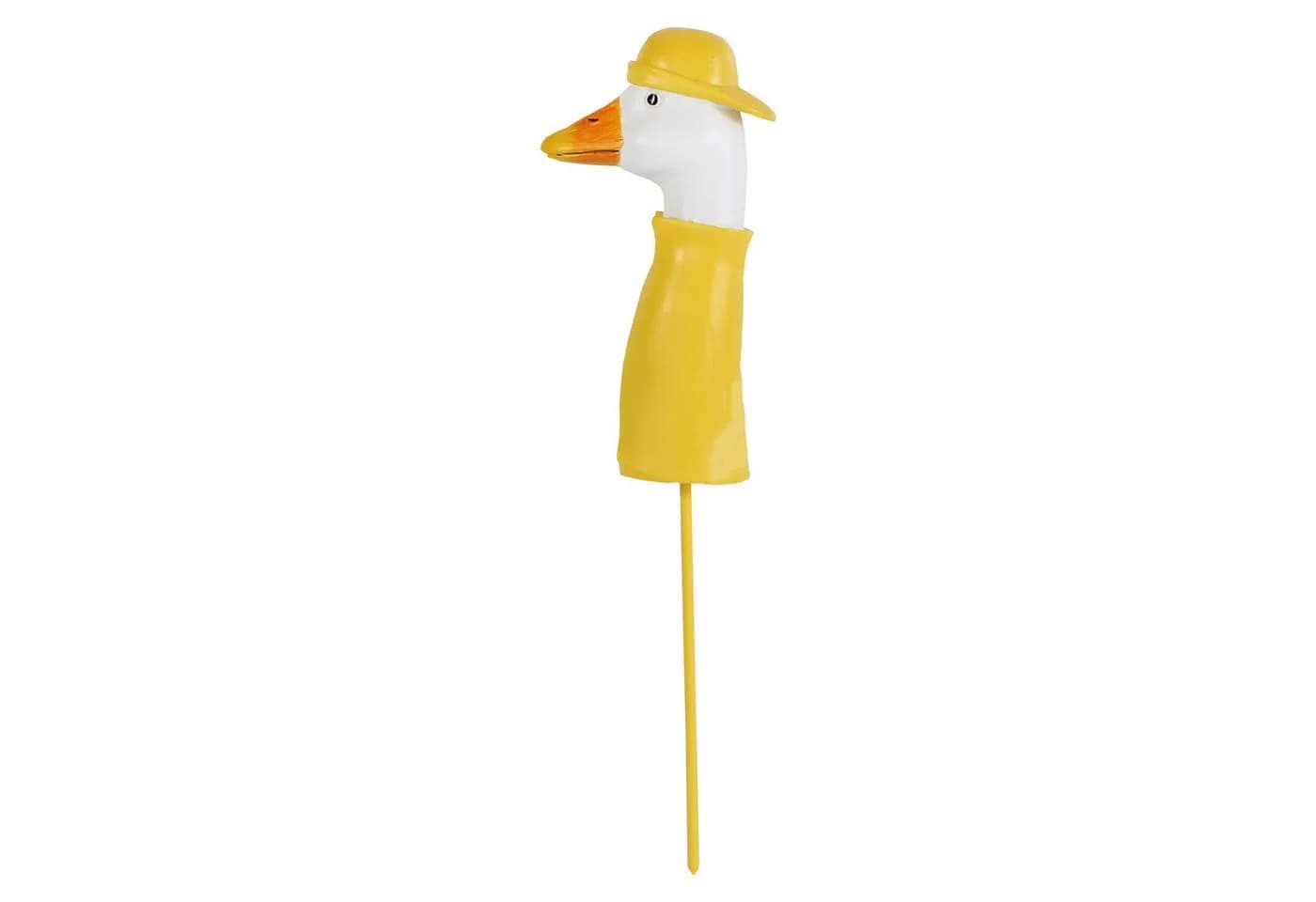 colourliving Gänsekopf Gartenstecker Regenmantel Gelb/Orange