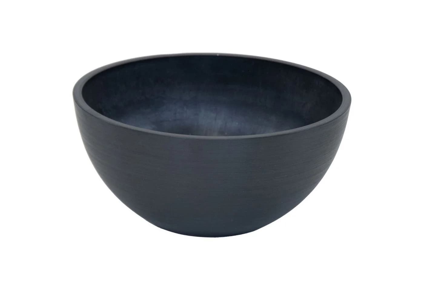 colourliving Blumentopf Pflanzkübel "BOWL" Ecostone Schwarz Recyclingmaterial - Bild 2