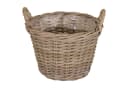 colourliving Weidenkorb "Potato" mit Henkel und Folieneinsatz Braun Bild 2