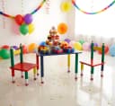 colourliving Kindertischgruppe Bleistift bunt - farbenfrohes Kindermöbel Set Bild 1