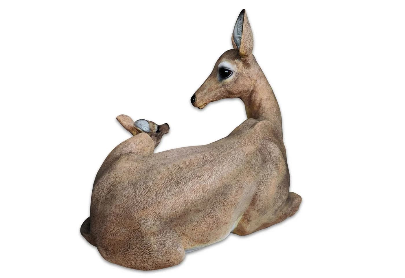 colourliving Reh Figur mit Rehkitz Dekofigur für Innen und Außen - Bild 5