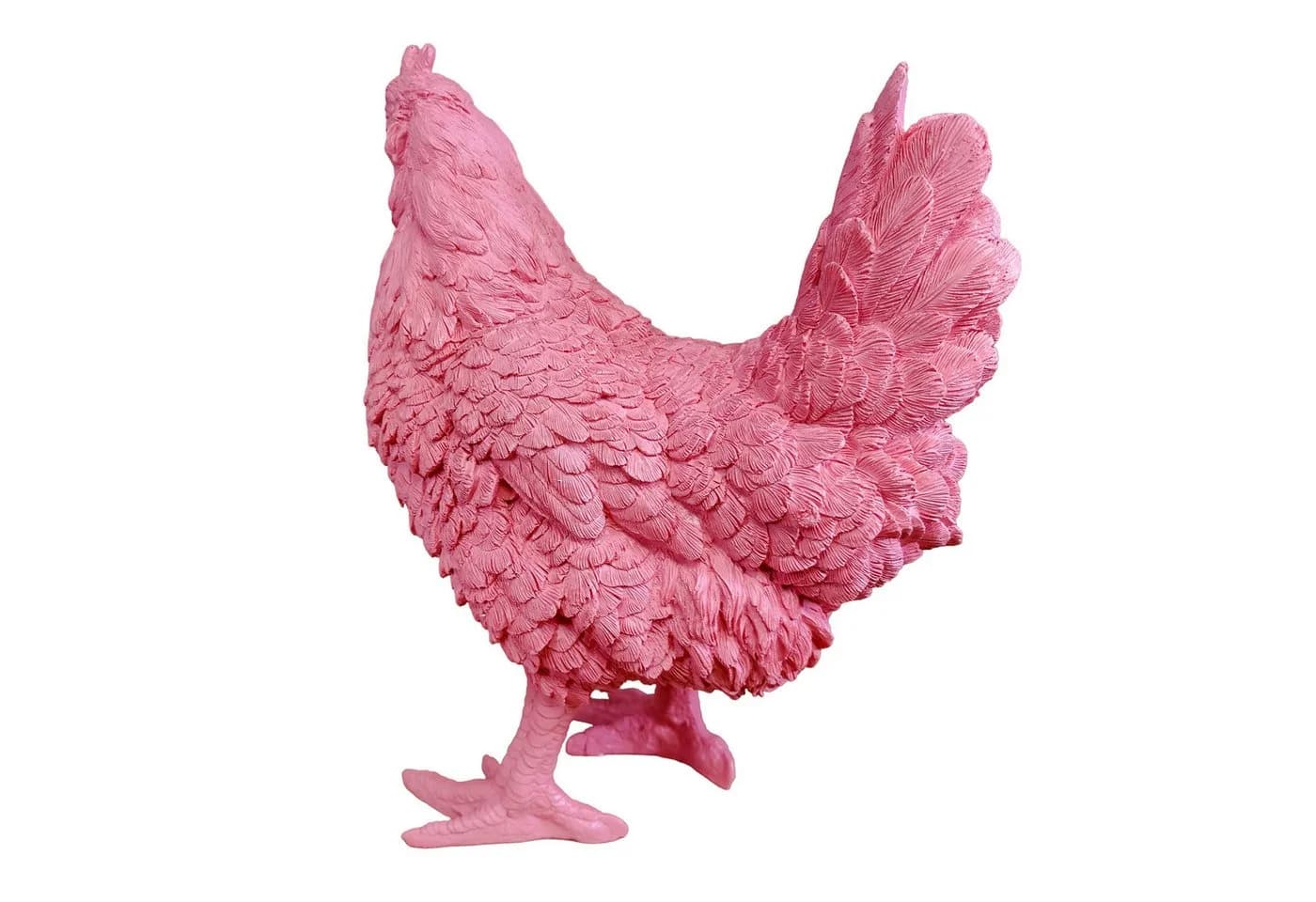 colourliving DekoDiven Huhn Figur Rosa Polyresin - Bild 4