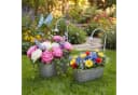 colourliving Zinkwannen-Set Badewannen-Look mit Dusche Bild 3