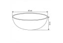colourliving Pflanzschale „Bowl“ Serie Stone Anthrazit/Sand Bild 5