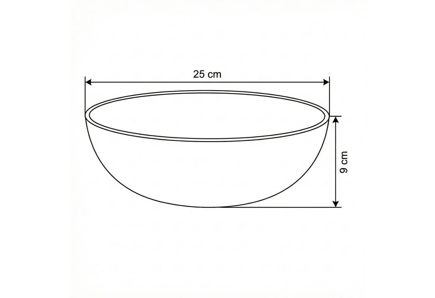 colourliving Pflanzschale „Bowl“ Serie Stone Anthrazit/Sand - Bild 5