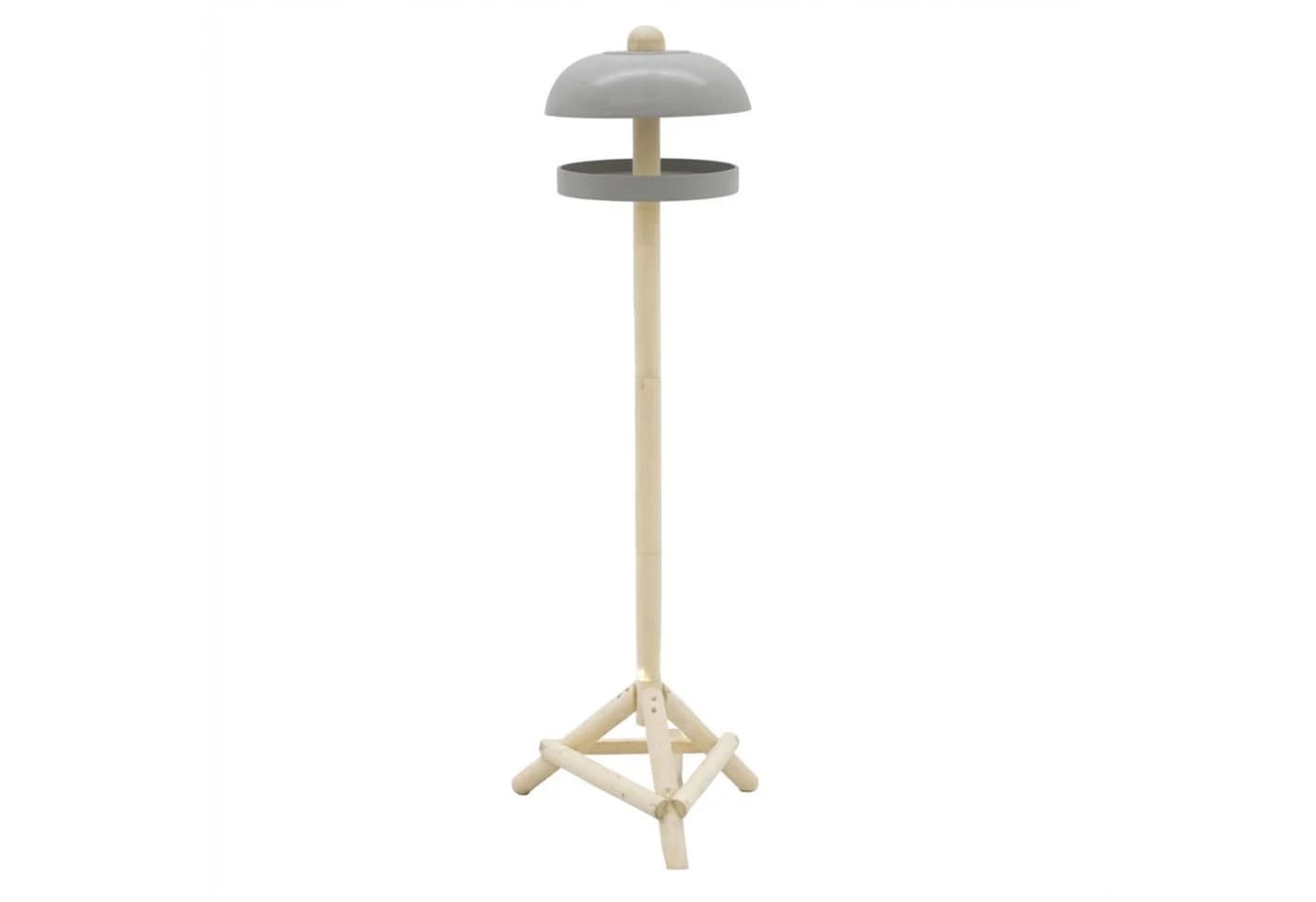 colourliving Vogelhaus mit Ständer Modernes Design Grau - Bild 2