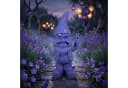 colourliving Gartenzwerg PeacePoser LilacVibe Pastell-Hochglanz Bild 1