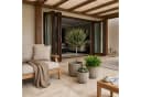 colourliving Pflanzkübel Gala 3er-Set Naturgrau Polyrattan Bild 5