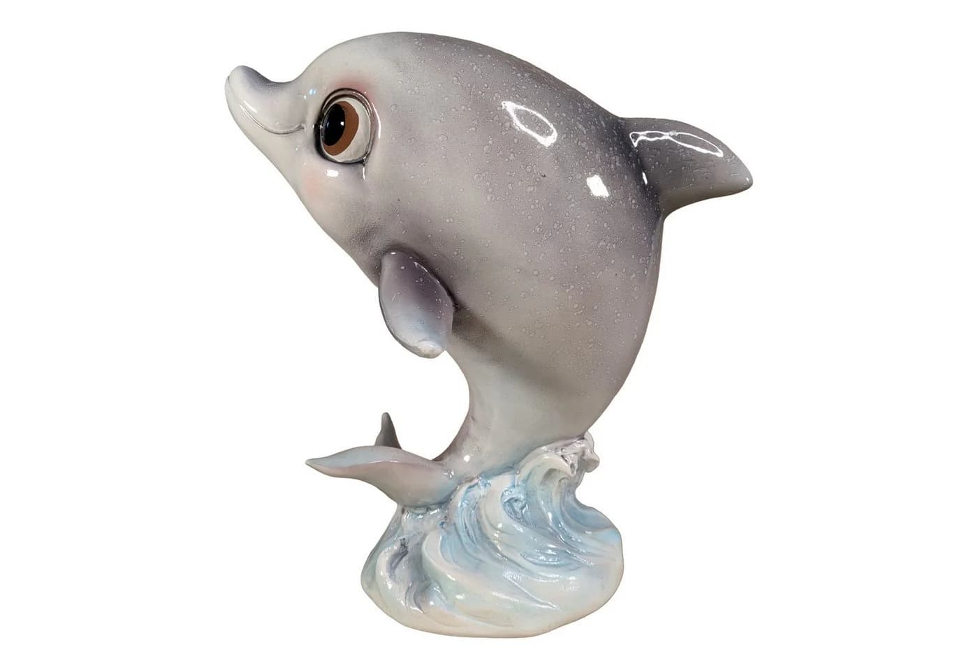 colourliving Delfin Dekofigur Glänzend Maritime Skulptur Polyresin - Bild 4