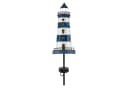 colourliving LED Solar-Gartenstecker Leuchtturm & Segelboot Maritim Metall Bild 2