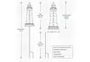 colourliving LED Solar-Gartenstecker Leuchtturm & Segelboot Maritim Metall Bild 3