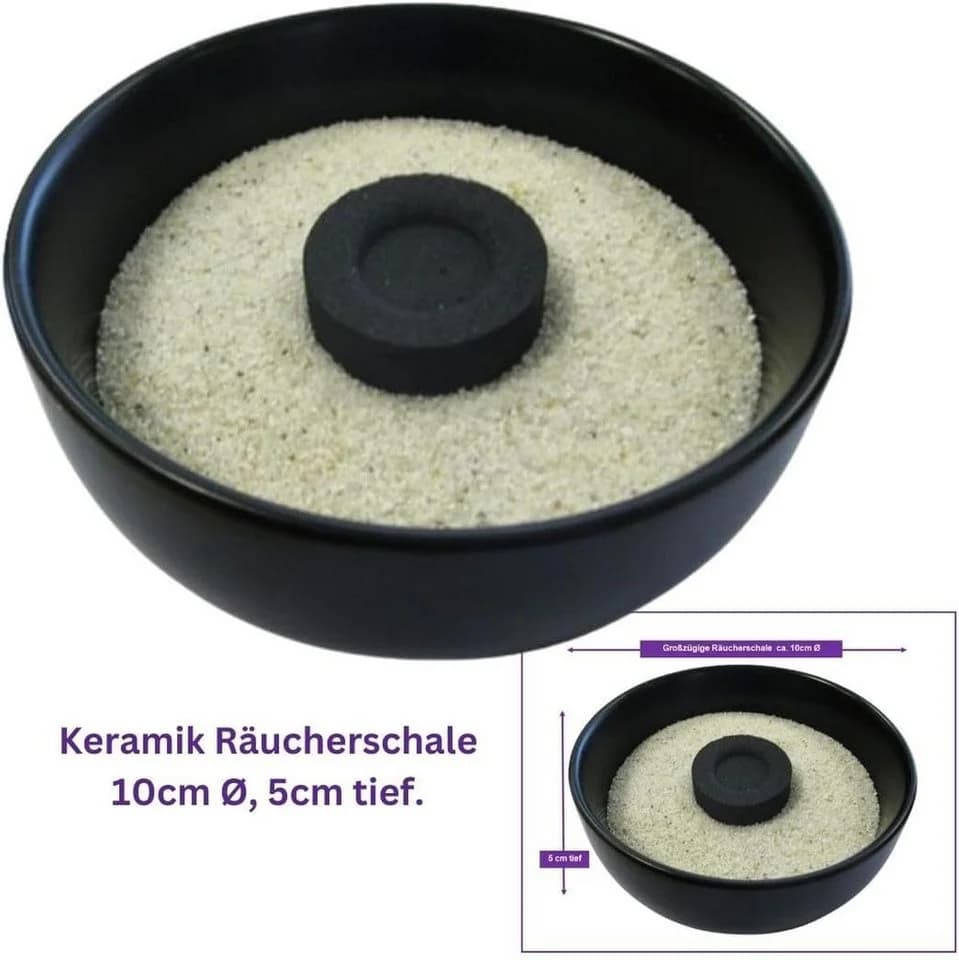MyTobaQ Räucherschale Hausreinigung Räuchern - 20teiliges Räucher-Set 101 Rituale - Bild 4