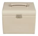 WINDROSE Schmuckkoffer Jewelry Box Beige Set mit Utensilientasche Bild 2