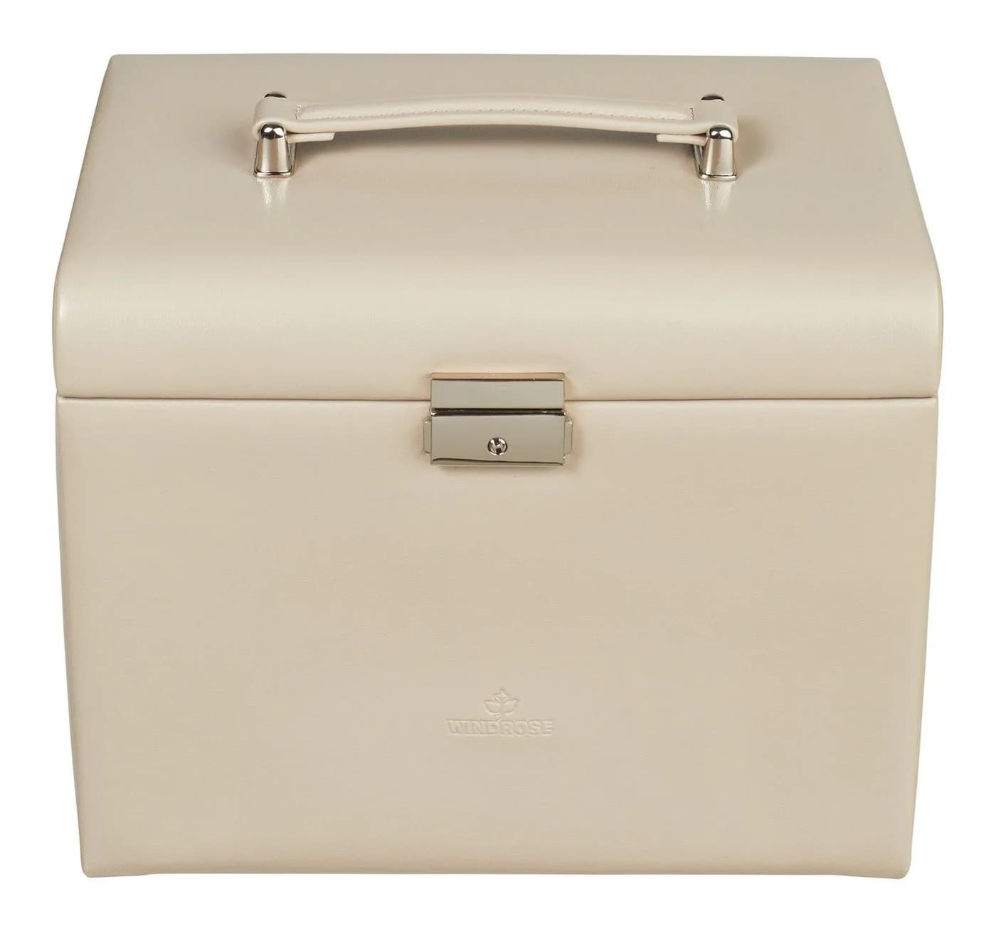 WINDROSE Schmuckkoffer Jewelry Box Beige Set mit Utensilientasche - Bild 2