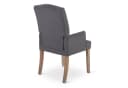 Raburg Esszimmerstuhl Victoria mit Armlehnen Chesterfield-Design Grau Bild 3