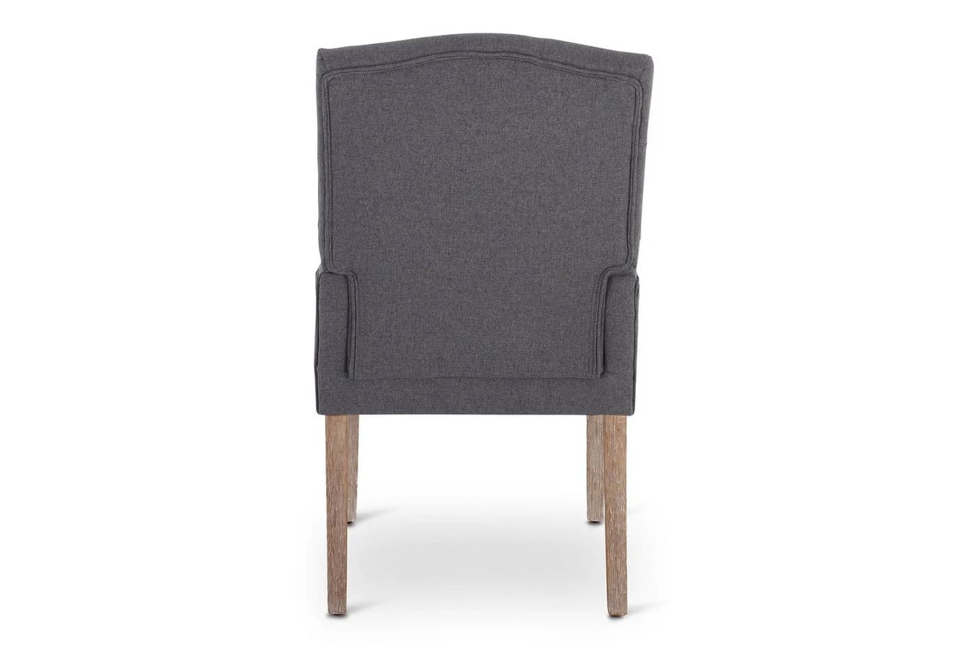 Raburg Esszimmerstuhl Victoria mit Armlehnen Chesterfield-Design Grau - Bild 4