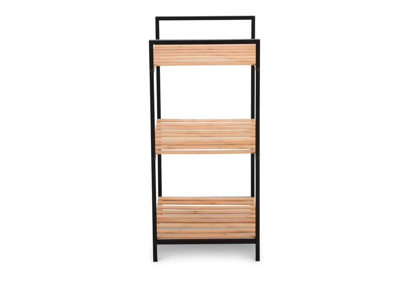 Raburg Standregal Bambus Schwarz 3 Böden Modern - Bild 3