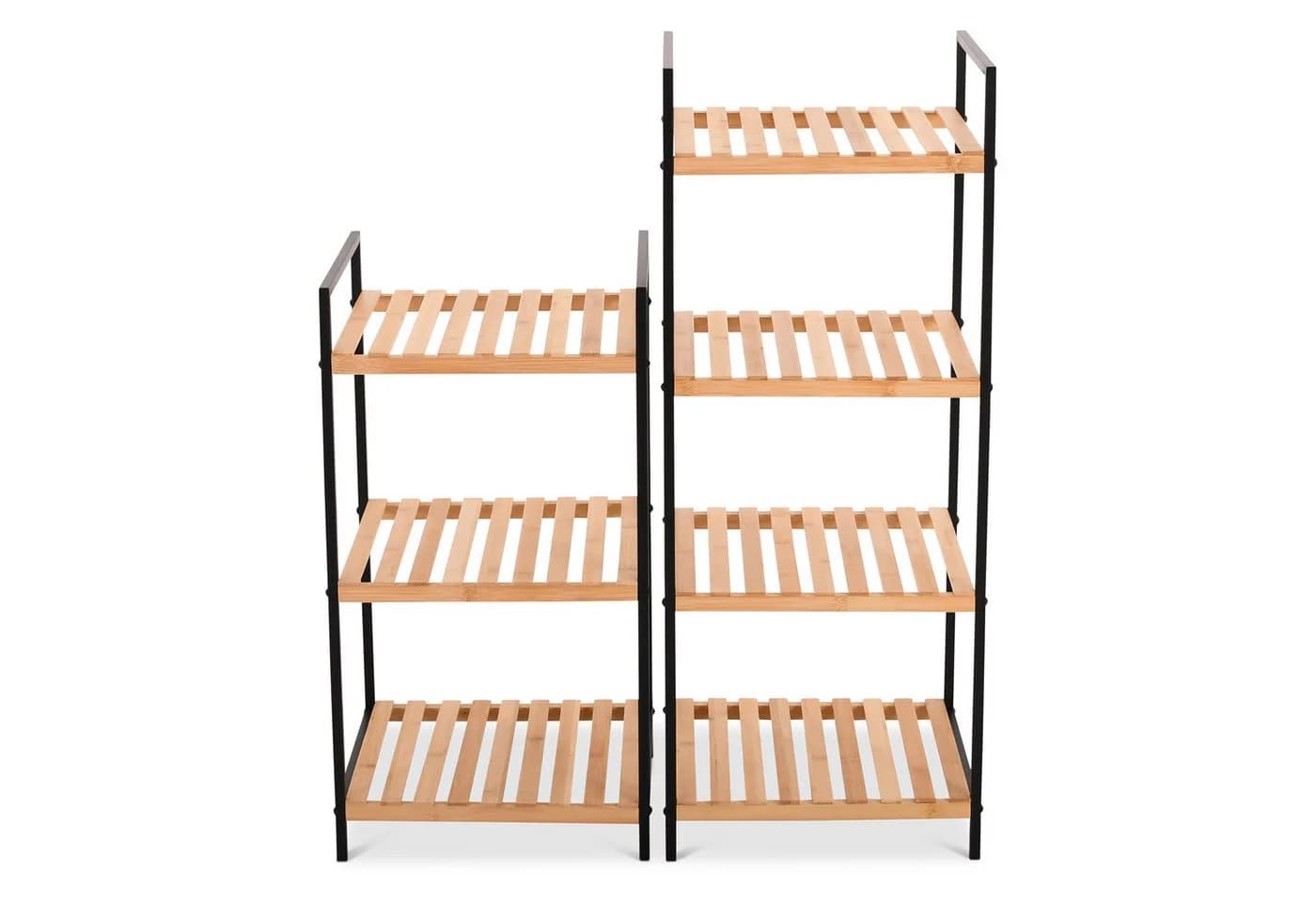 Raburg Standregal Bambus Schwarz 3 Böden Modern - Bild 5