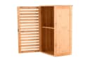Raburg Hochschrank Kivo Bambus 6 Fächer 2 Lamellentüren Bild 3