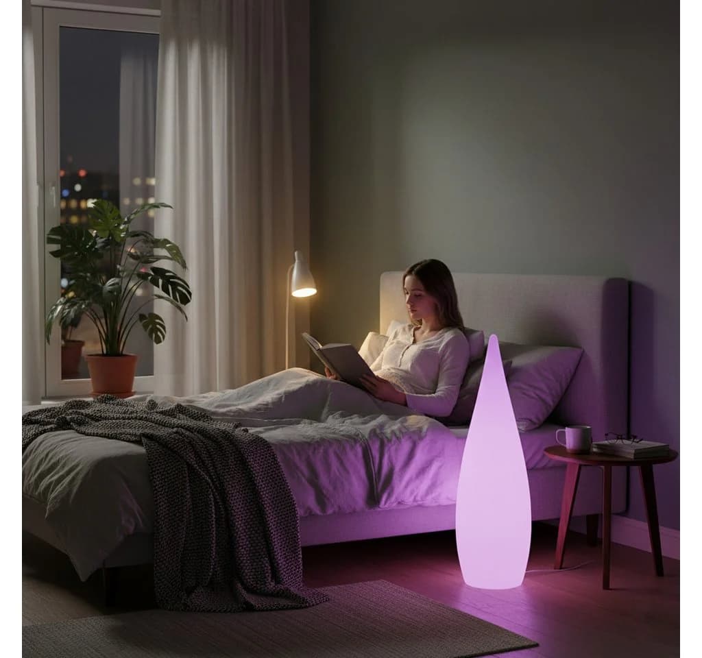 @tec LED Stehlampe Kabellos mit Farbwechsel und Fernbedienung - Bild 4