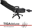 @tec Massagesessel Bürostuhl Shiatsu & Wärmefunktion TIGA deluxe Schwarz Bild 1