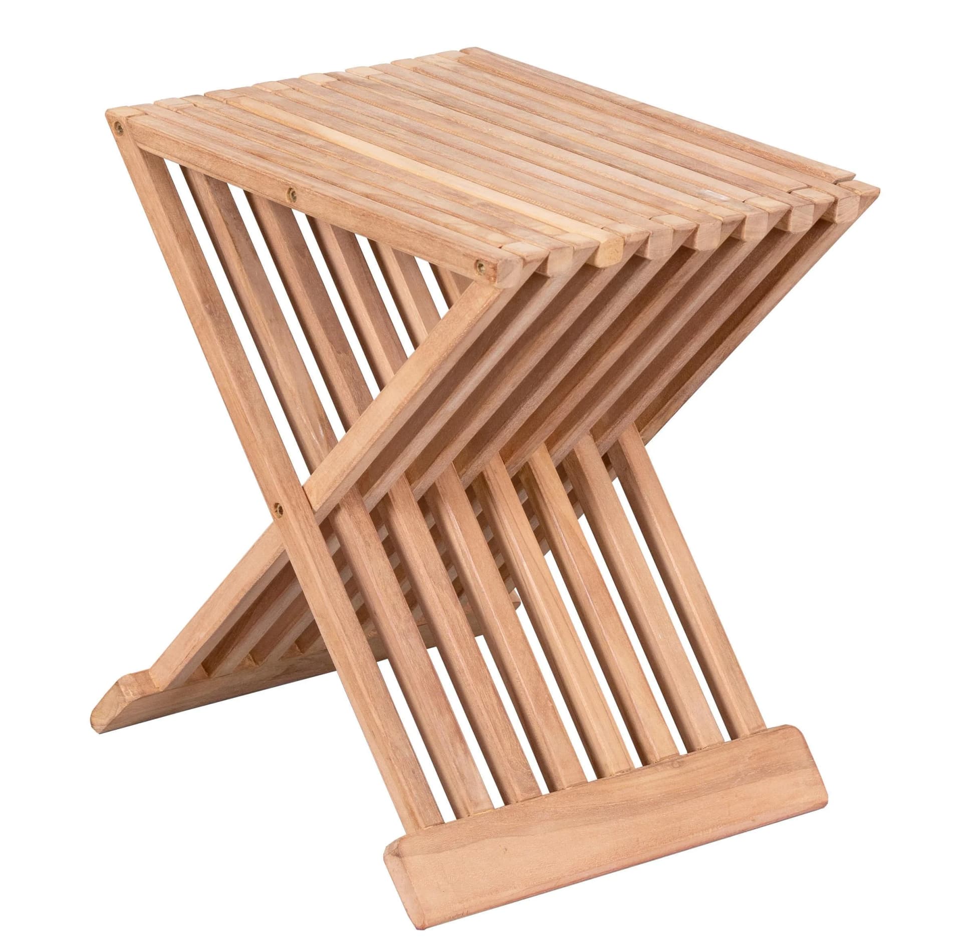 Woodie Beistelltisch Garten Teak Massivholz Outdoor