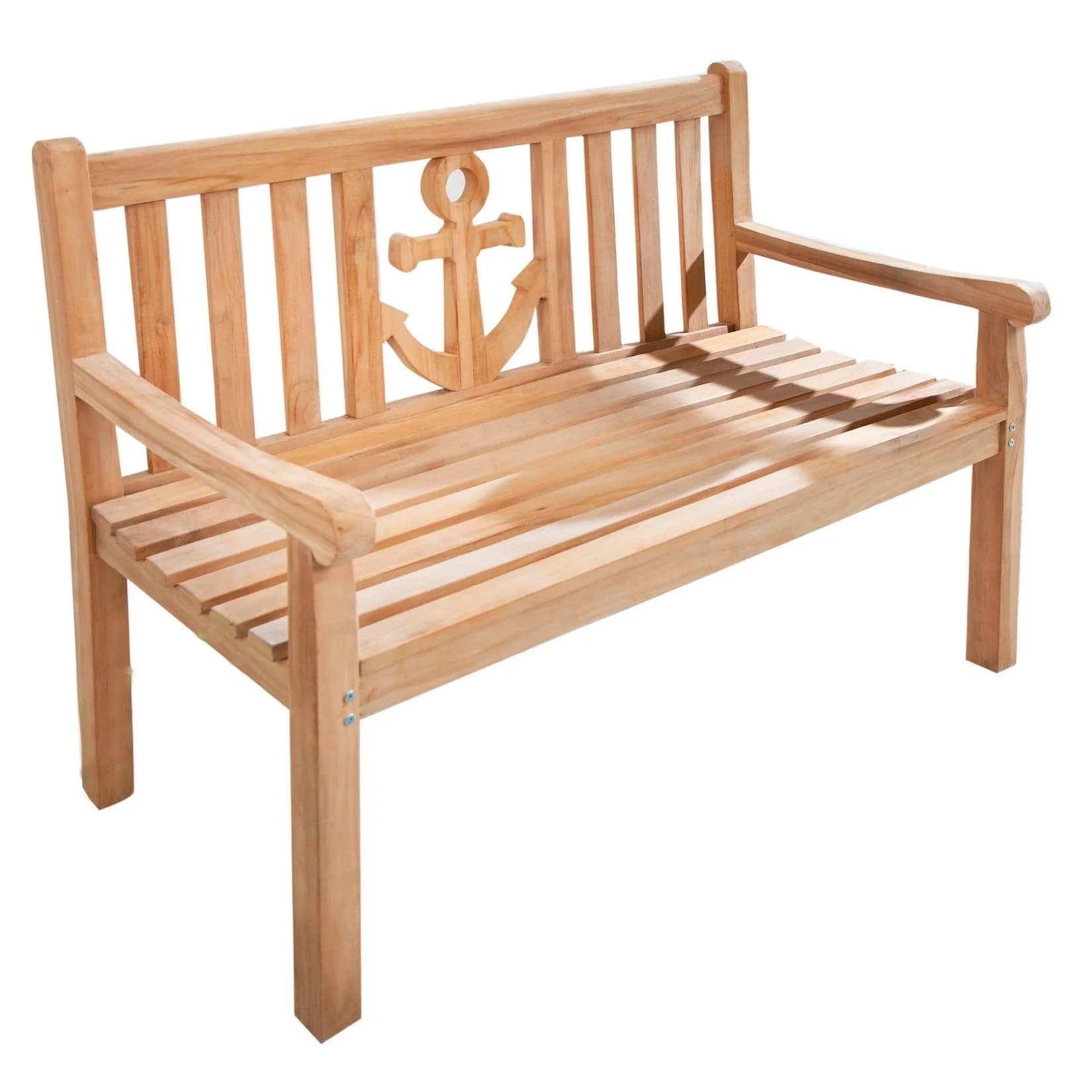Riess Ambiente Gartenbank EMPIRE Teakholz mit Ankerdesign